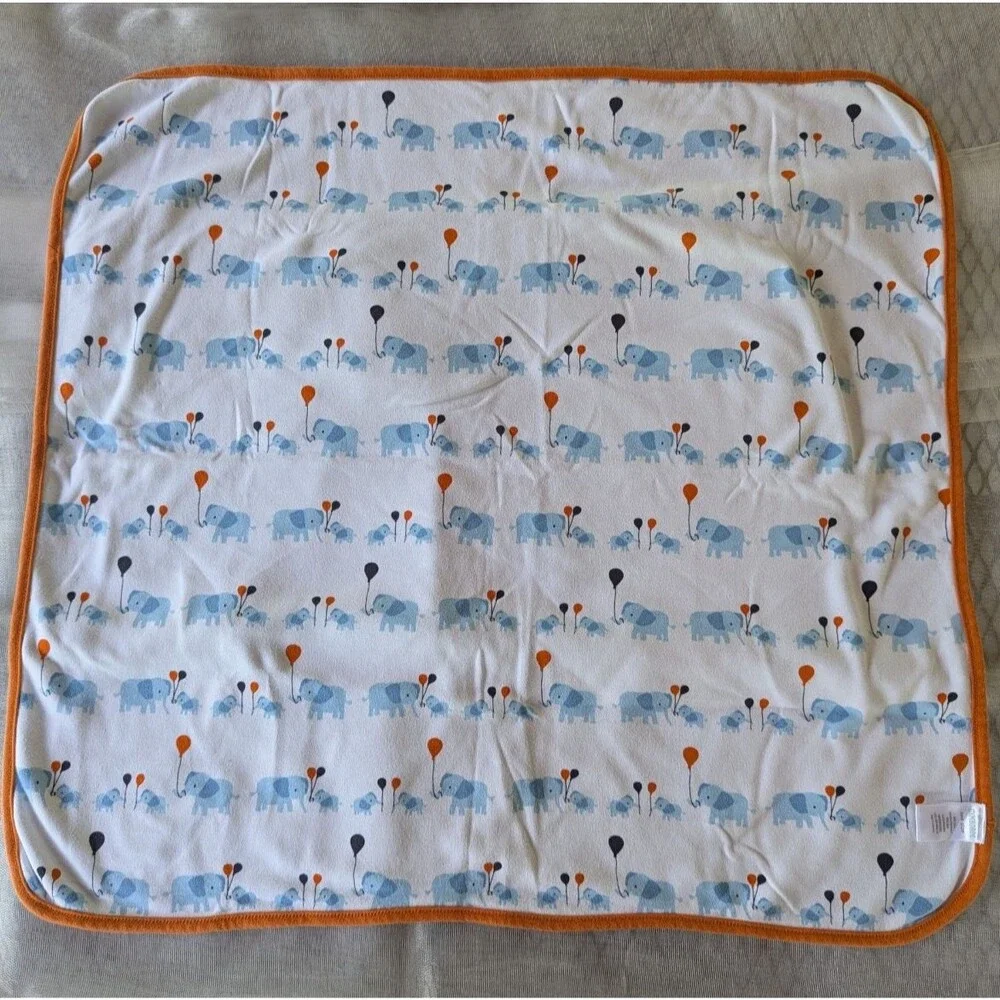 Gymboree 2013 Little Peanut Navy Blue Elephant Blanket Layette Baby Boys Balloon
